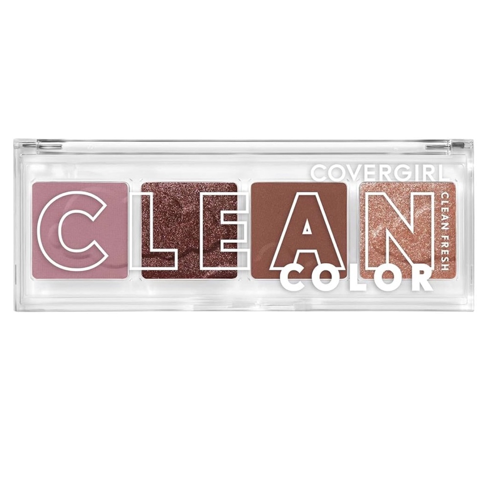 NEW COVERGIRL 242 Clean Color Shimmer Eyeshadow Palette - 242 Mellow Mauve